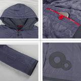 Astrid 2018 Women Trench Coat Women's Fashion Long Sleeve pattern embroidery casual women down Hooded Plus Size freeship AS-9568